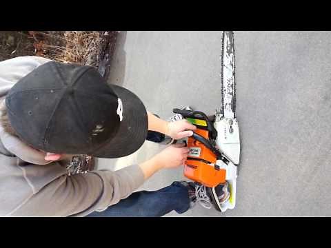 Chainsaw Compression Demonstration