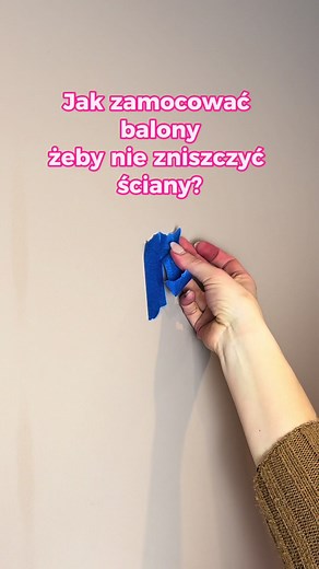 Szybki sposób na montaż girlandy z balonów