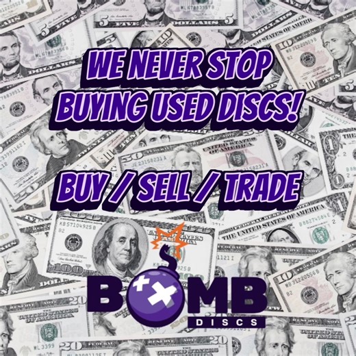 We never turn away a trade in or chance to buy used discs!! #bombdiscs #discgolf #kentucky #shoplocal #community