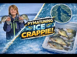 Father-Son Ice Fishing Crappie 🎣 Finesse Tactics on Pymatuning Lake