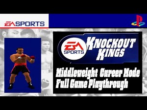 Knockout Kings (Sony Playstation) | Middleweight Career Mode | Full Game Playthrough