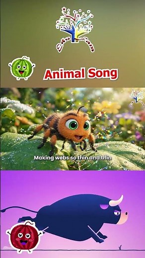 In the Dark Cave! 🦇✨ | Cute Cave Animal Song for Kids!