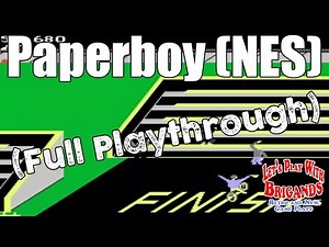 Paperboy NES (Full Playthrough)
