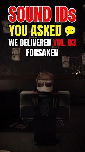 Forsaken hit sound IDs YOU asked for — Vol. 03 #shorts #forsaken #roblox #forsakenroblox