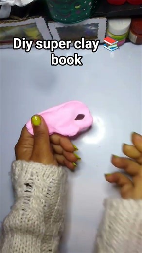 diy super clay book 📚#diy #craft #shortvideo
