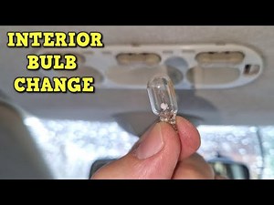 Interior Light Bulb Change - Nissan Note E11