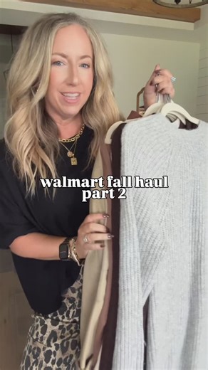 Walmart fall finds haul part 2! 🍁 Type HAUL for the info. I found some walmart gems including the softest plaid with pockets. Trust me ladies you’ll love how soft this is! Two piece sets that are incredibly soft (one I wore on a 9 hour road trip) the softest tunic tops that I swear by, wide leg chocolate brown sweats and the cutest leopard cargo jeans! Everything is linked in my stories & in the free LTK app! #walmartfashion #walmartfinds #walmartstyle #fallfashion #fallstyle #falloutfits #walm