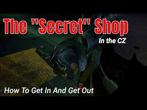 "Secret" Shop In The CZ - How To Get In And Out | Star Citizen 4k