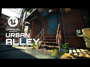 Unreal Engine 5.6 render II "URBAN ALLEY" II #render #unrealengine5 #megascans