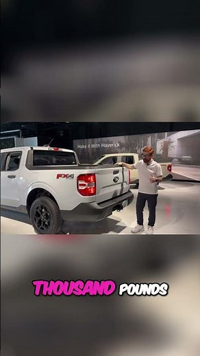 Ford Maverick: 4000lbs Towing & 1500lbs Payload!