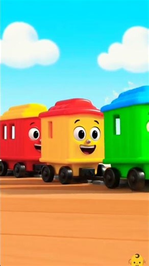 Kids Learn Colors with Toy Train | Red Yellow Green Blue Purple 🚂