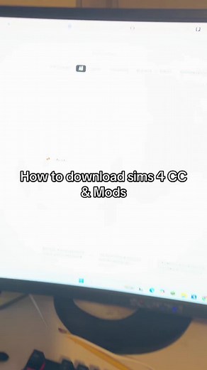 How to download sims 4 CC & Mods #fyp #sims4 #sims #tutorial | sims 4