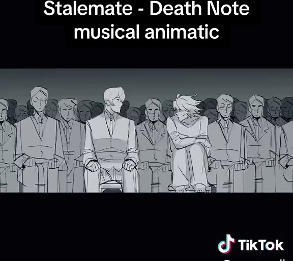 storyboard/animatic for stalemate from the @Death Note The Musical to celebrate its London premiere ! i first came across the concept album in 2015 as a highschooler when i was into a very specific niche of korean adaptated musicals (thanks JUNSU) which led me down the rabbit hole of frank wildhorn musicals. the death note musical is very near and dear to me so im finally glad to see it get its recognition and where i can create art to showcase my appreciation for this spectacular album :) vid i