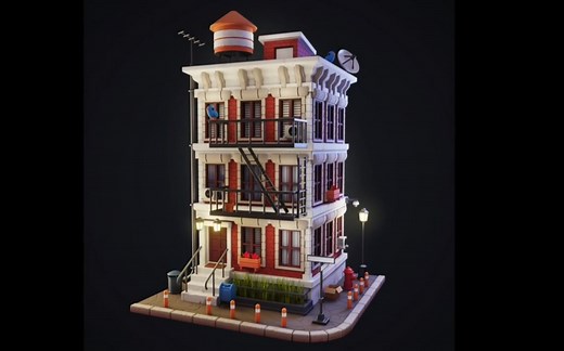 Blender 2.91 -最好的3d建筑模型教程