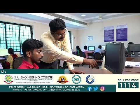 SA Engineering College 2025 Admissions Open | Join the Future of Engineering!