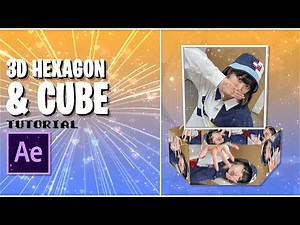 3d hexagon & cube after effects tutorial!