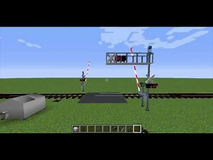 Minecraft Railroad Crossing Tutorial For Immersive Railroading