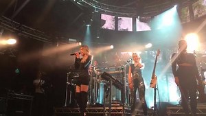 Clean Bandit LIVE for the final set of the evening. Who knows this one? 😉🎻💥 | Manchester Pride