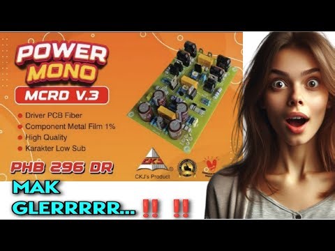 MCRD V3 Driver Amplifier by: CKJ PHB 296 DR karakter low sub