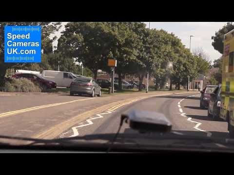 Gatso speed camera at traffic lights