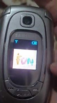 Rare!!! Samsung SGH-E360 Silver Startup and Shutdown+ External screen