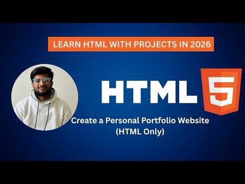 Hands-on Task: Create a Personal Portfolio Website (HTML Only)