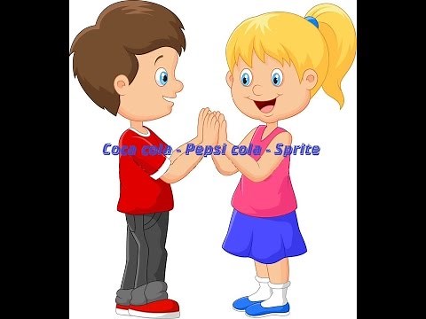 Hand Game : Coca cola - Pepsi cola - Sprite