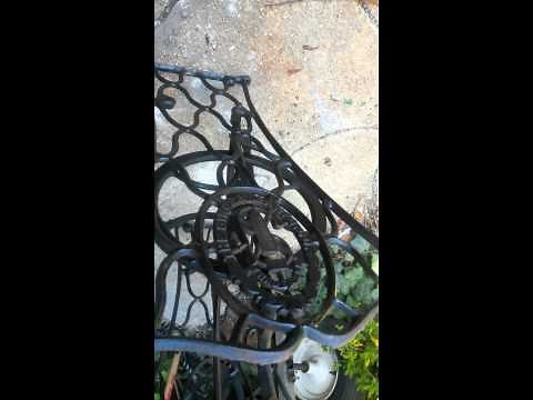 How to disassemble / dismantle Singer Sewing Machine treadle