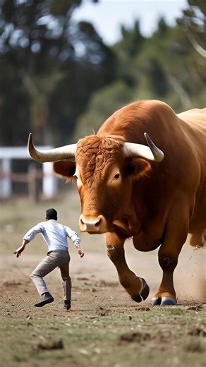 HE NEVER SAW IT COMING! 😱 Bull Charge