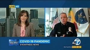 Watch as LAPD Chief Michel Moore talks to ABC7 about the disturbing increase in homicides and gun violence that we continue to see in 2021, and how COVID-19 has impacted all of us, including the LAPD. | LAPD Headquarters