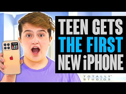 Teen Gets FIRST NEW iPHONE from Apple. Then what Happens?