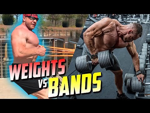 Free-Weights Vs. Resistance Bands | Which is Better For Building Muscle?