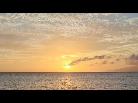Maui Live Cam Ka'anapali Beach Maui Hawai'i Sunset