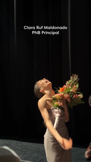 About last night... 👏🥹💖 Congratulations to our new PNB Principal dancers Clara Ruf Maldonado and Christopher D'Ariano, and our newest soloists: Mark Cuddihee, Ashton Edwards, Juliet Prine, and Yuki Takahashi! Video by Dylan Wald. | Pacific Northwest Ballet