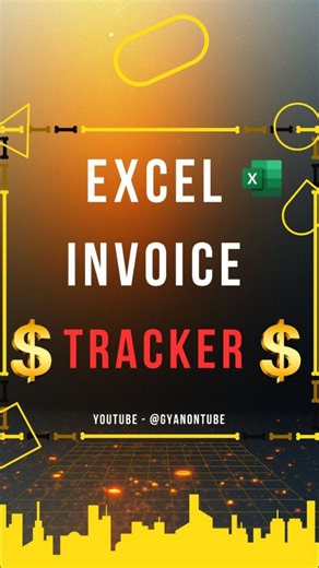New invoice track in excel with complex excel functions. Lets learn how to enhance excel #skills #skills #excel | Gyan On Tube