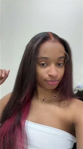 Would You Try Pink Highlights? 👀👇🏾