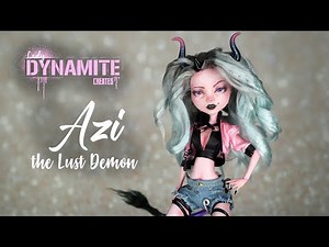 Repaint and Body Mod: Azi, the Lust Demon Art Doll