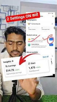 Facebook stars monetization setup | Stars setup facebook #star #shortfeed #viral #trending