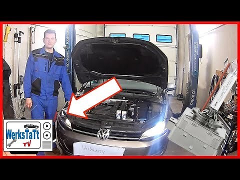 ►VW Golf 7◄ Replace Xenon Bulb ◢WORKSHOP TV◣
