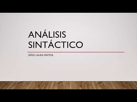 Explicación análisis sintáctico básico (6º Educación Primaria)
