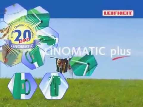 Wäsche trocknen einfach schnell Leifheit Wäschespinne Linomatic Plus