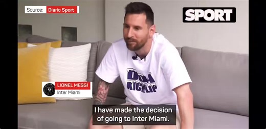 Messi reveals why he chose Inter Miami over Barcelona
