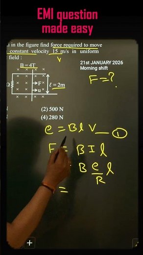 JEE Mains Physics: EMI Question Solved Fast ⚡