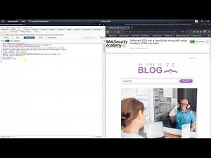 Reflected XSS into a JavaScript string with angle brackets HTML encoded (Video solution, Audio)