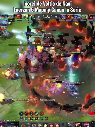 Épico final, fuerzan quinto mapa y Navi elimina a Yandex #niku #sakza #navi #yandex #watson