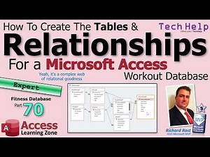 How To Create The Tables & Relationships For A Microsoft Access Workout Database - Fitness #70