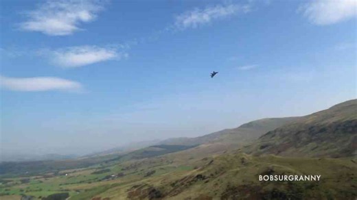 Watch the F-15C Eagle flybys echo through the Mach Loop valleys
