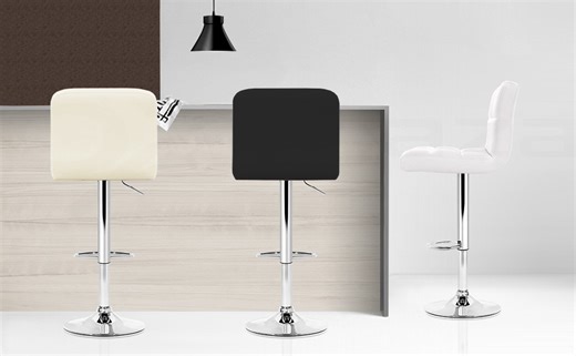 Soontrans Bar Stools Set of 2 Swivel Counter Height Stools with Arms and Back, Adjustable Island Chairs for Kitchen, Modern Barstools with Backrest and Armrest(Coffee, 2Pcs)