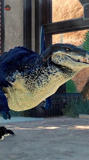 🔥Raptor Arena : Indoraptor vs Mutadon - Jurassic World Evolution 2. #jwe2 #ytshorts