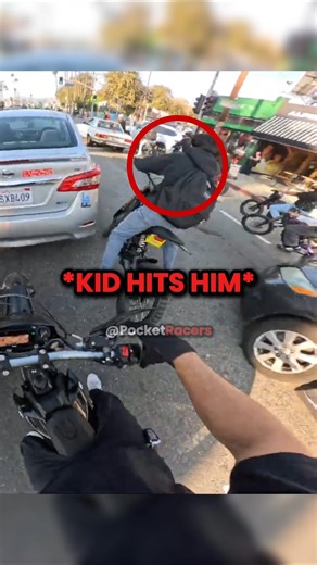 This Kid Hit a Biker and Just Rode Away 😱🏍️